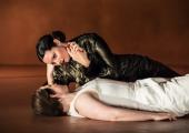Game of Thrones: Arianna (Mireille Asselin) rewards her champion Giustino (Polly Leech)