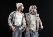 Let’s go: Ben Whishaw and Lucian Msamati in ‘Waiting for Godot’