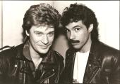 Daryl Hall alongside his longtime writing partner John Oates