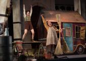Room on the broom: Charlotte Badham (Hansel) and Laura Lolita Perešivina (Gretel)