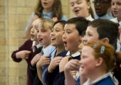 Members of the Hallé Children's Choir in action