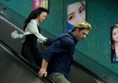 A race against time: Chris Hemsworth and Wei Tang step on it in their pursuit of a superhacker