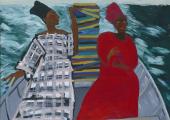 Between the Two my Heart is Balanced, 1991
 by Lubaina Himid