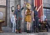 Josh Hutcherson and Jennifer Lawrence are plunged back into the titular death-match in 'The Hunger Games: Catching Fire'