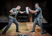 Sparring partners: Adrian Lester and Danny Sapani