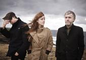 The Magnetic North brave the weather: Erland Cooper, Hannah Peel and Simon Tong (left to right)