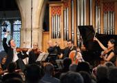 A final flourish for Elgar from violinists Anthony Marwood and Mark Steinberg, pianist Huw Watkins, cellist Edvard Pogossian and viola-player Hsin-Yun Huang