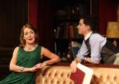 All's fair in love and war: rivals Margot (Caroline Langrishe) and David (Philip Labey)