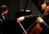 Maxim Emelyanychev accompanies cellist Philip Higham in Bruch's 'Kol nidrei'