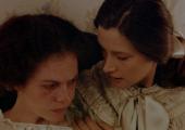 Judy Davis as the rebellious Sybylla (left), with Wendy Hughes as her aunt