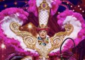 Julian Clary resplendent in one of his many costumes as The Ringmaster