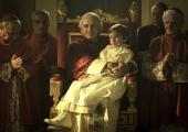 Suffer the children: Edgardo (Enea Sala) in the arms of Pope Pius IX (Paolo Pierobon)