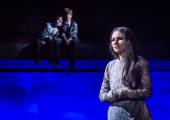 Kate Fleetwood as Medea with sons: from kitchen sink to Greek tragedy