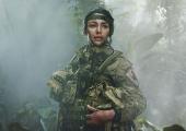 Immaculately dishevelled: Michelle Keegan as Corporal Georgie Lane