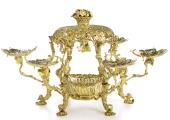 The Bute epergne, 1756, made by Thomas Heming, designed by William Kent