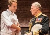 Father's son: Prince William (Oliver Chris) and King Charles (Tim Pigott-Smith)