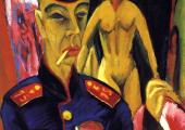 Ernst Ludwig Kirchner, Self-Portrait as a Soldier, 1915