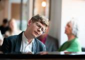 Pavel Kolesnikov plays before a very musical audience