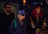 The JT circus: Geoff Knoop (Jim Sturgess) Savannah Knoop/JT LeRoy (Kristen Stewart) and Laura Albert (Laura Dern)