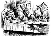 Familiar company: John Tenniel's illustration to the tea-party in 'Alice’s Adventures in Wonderland'