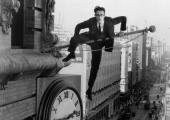 Harold Lloyd, pressed for time
