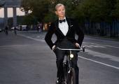 On his bike: Max Raabe, Germany's 'national institution'