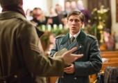 Matt Mella as the German soldier facing his English counterpart (Hadley Fraser) in "The Christmas Truce''