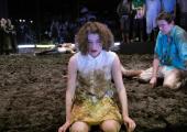 Hermia (Jemima Rooper) struggles to make a heaven of hell in Hill-Gibbins's muddy midsummer nightmare