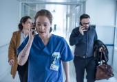 Carry on, nurse: Leonie Benesch in 'Late Shift'