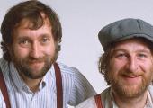 Rockney rebels: Chas Hodges, right, and Dave Peacock