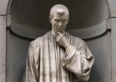 Hero or villain? Statue of Machiavelli outside the Uffizi