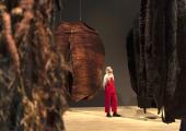 Installation shot of 'Abakans' by Magdalena Abakanowicz
