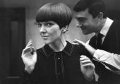 Mary Quant with Vidal Sassoon 1964