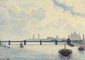 Camille Pissarro, 'Charing Cross Bridge', 1890
