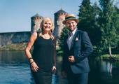 Soprano Karita Mattila and Festival Director Ville Matvejeff at Savonlinna