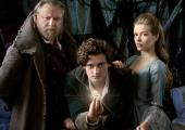 Ha-harrr me hearties! Mystery, contraband and not enough screen time for Ray Winstone (left), Aneurin Barnard and Sophie Cookson