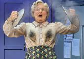 Hot talent: Gabriel Vick as Mrs Doubtfire