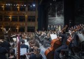 Muti conducting the Luigi Cherubini Youth Orchestra, soloists and chorus in the Act One finale of Verdi's 'Macbeth'