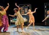 Gotta dance: Nadine Higgin as Theo, Grace Saif as Pauine, Daisy Sequerra as Posy and Yanexi Enriquez as Petrova