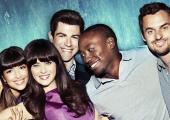 Not-so-New Girl Zooey Deschanel (second left) must figure out who she is this season