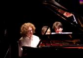 Maestro with her pupils: Julien Libeer, Maria João Pires and Julen Bernal play six-handed Rachmaninov