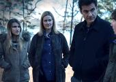 The Byrdes (from left): Sofia Hublitz, Laura Linney, Jason Bateman and Skylar Gaertner