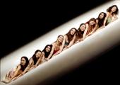 Chorus line: the female cast ensemble in Pina Bausch's last work, '...como el musguito en la piedra, ay si, si, si...'