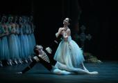 Saved by the belle: Karyja Khaniukova as Giselle and Aitor Arrieta as Albrecht in Mary Skeaping's production of 'Giselle'