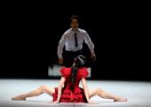 Seeing red: Minju Kang as Carmen and Rentar Nakaaki as Don José in Johan Inger's 'Carmen'