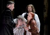The ultimate anguish: John Relyea as Gurnemanz, Audun Iversen as Amfortas, Daniel Johansson as Parsifal and Kristina Starek as Kundry