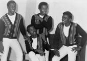 The Upsetters in 1968, with Lee Perry (centre back)