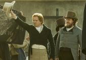 Rory Kinnear (centre) gives a standout performance as the agitator Henry Hunt