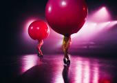 Dancing balloonheads Philip Connaughton and Deirdre Griffin go further than you thought possible in 'WAKE'