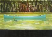 Canoe Lake, 1997-98 by  Peter Doig. YAGEO Foundation Collection, Taiwan